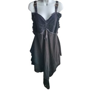 Funhouse Black Fairycore Gothic Dress Size 1X